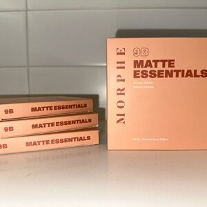 Morphe 9B Matte Essentials brow, green summer light colors, warm colors, New